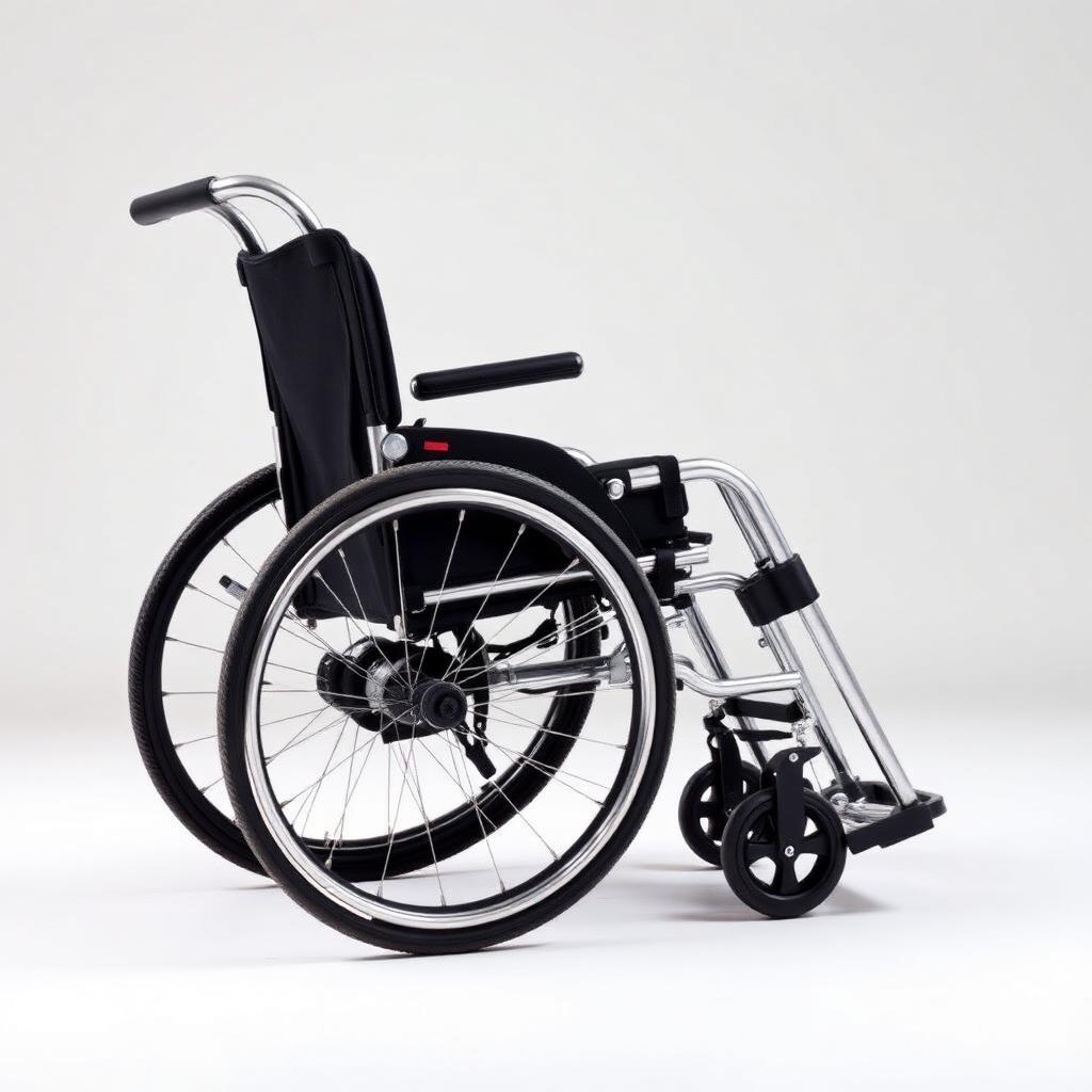 Sports wheelchair with angled wheels for athletic use